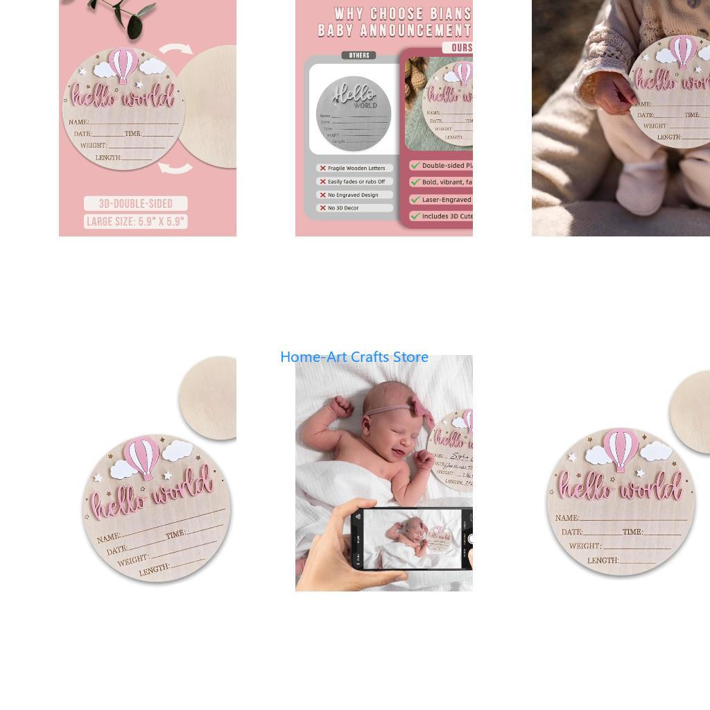 Baby Nursery Keepsake - Y3NA drewniana tabliczka z imieniem dziecka