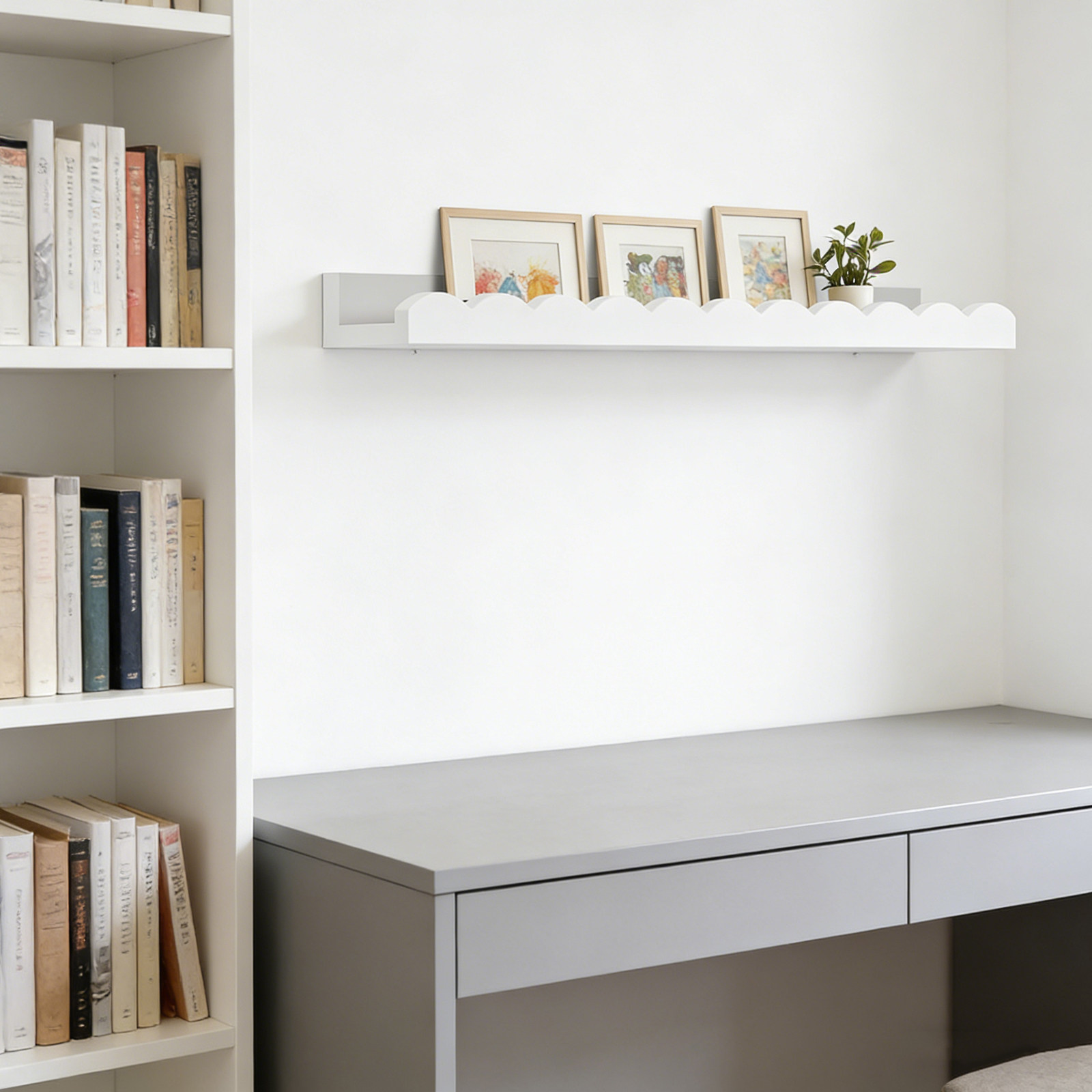 Baby Nursery Floating Shelves - 2 szt. Półki do pokoju dziecięcego,