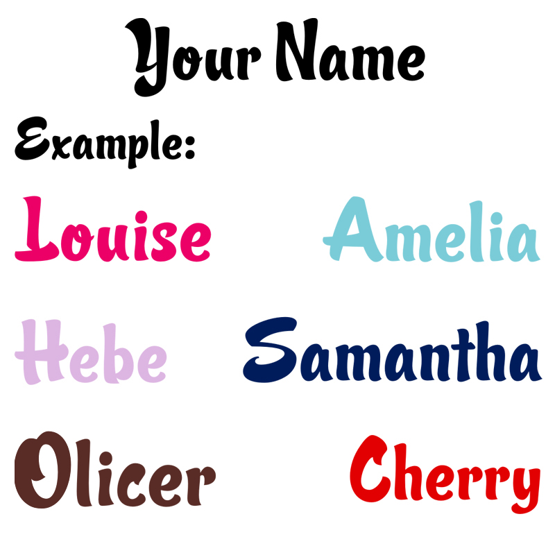 Baby Nursery Labels - Spersonalizowana naklejka winylowa z imieniem, naklejka
