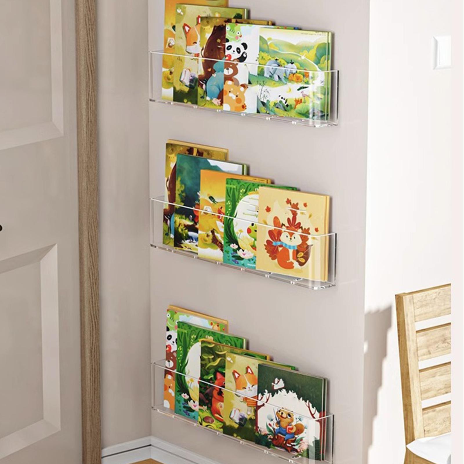 Baby Nursery Floating Shelves - 3x Pływające Półki na Książki Klasa
