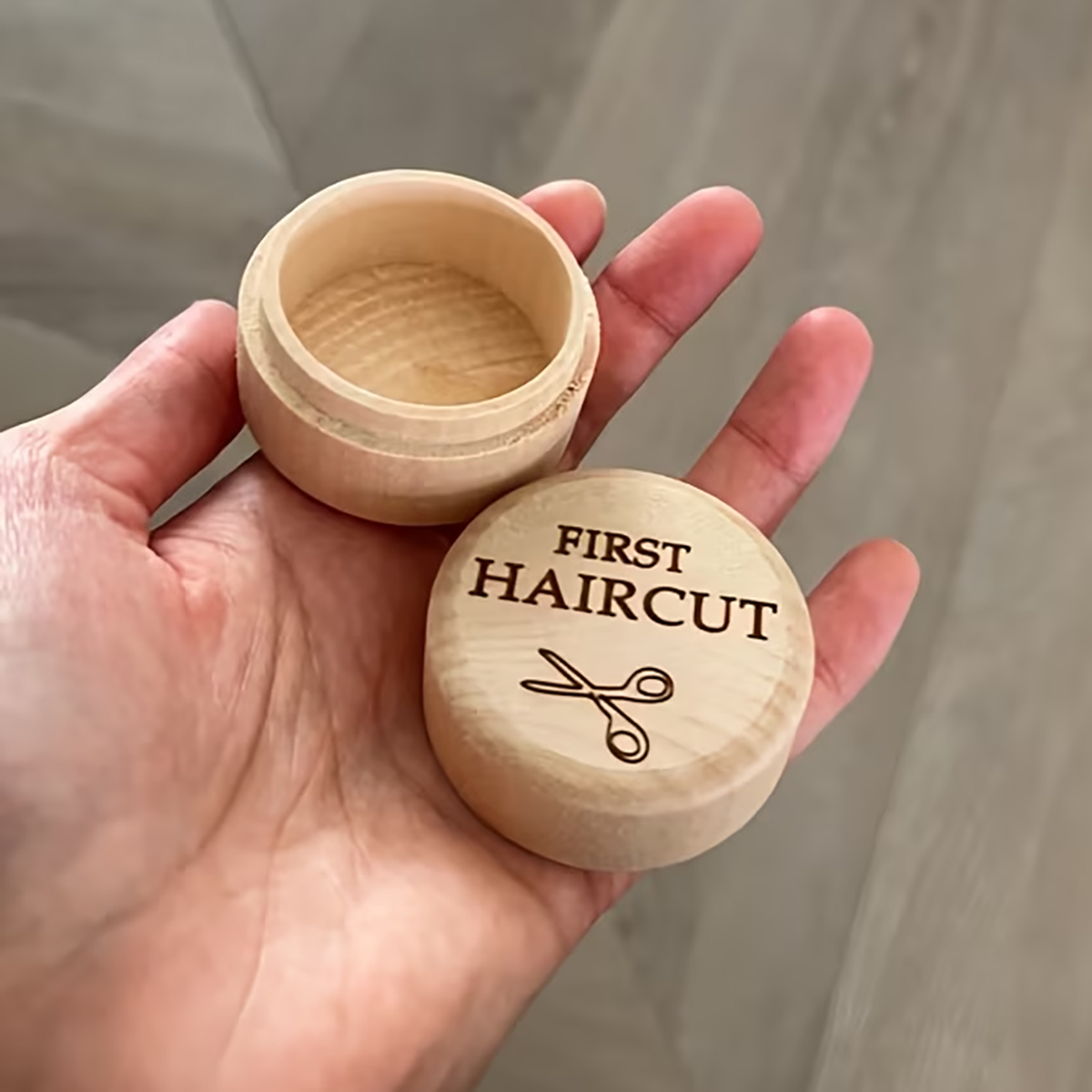 Baby Keepsake Box - Pudełko na włoski niemowlęcego dziecka z