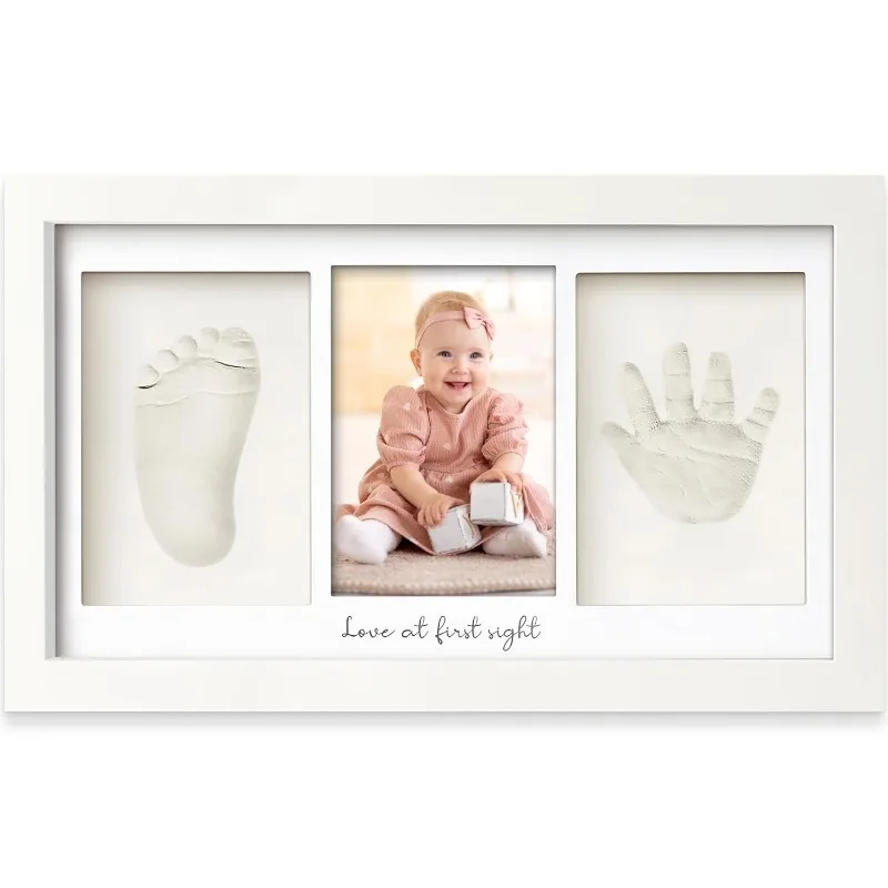 Baby Nursery Keepsake - Zestaw do przechowywania odcisków dłoni i