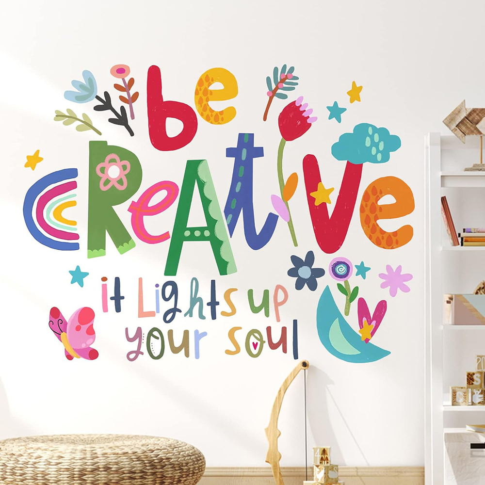 Baby Nursery Quotes - Kreatywne naklejki ścienne z inspirującymi cytatami