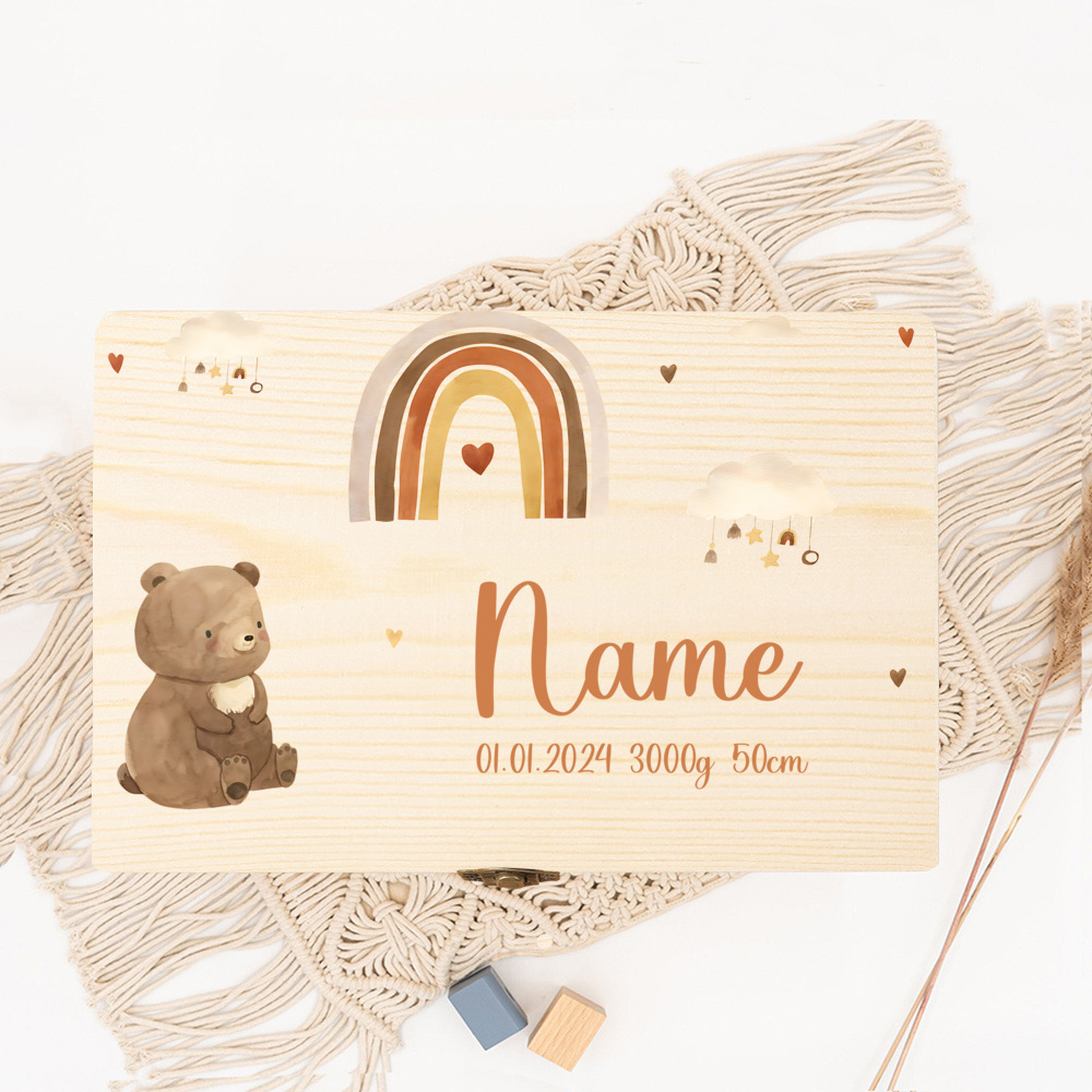 Baby Keepsake Box - Spersonalizowane pudełko na wspomnienia dla dziecka