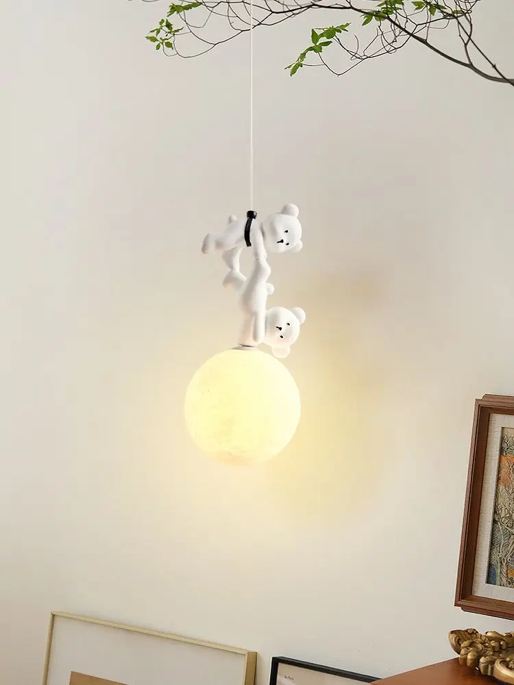 Baby Nursery Lamp - Lampa Niedźwiedź Kreskówkowa Lampka Nocna do