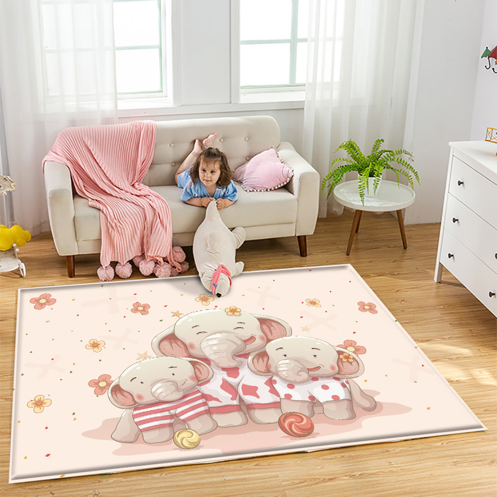 Baby Nursery Carpet - Ciepły dywanik dla dzieci z motywem