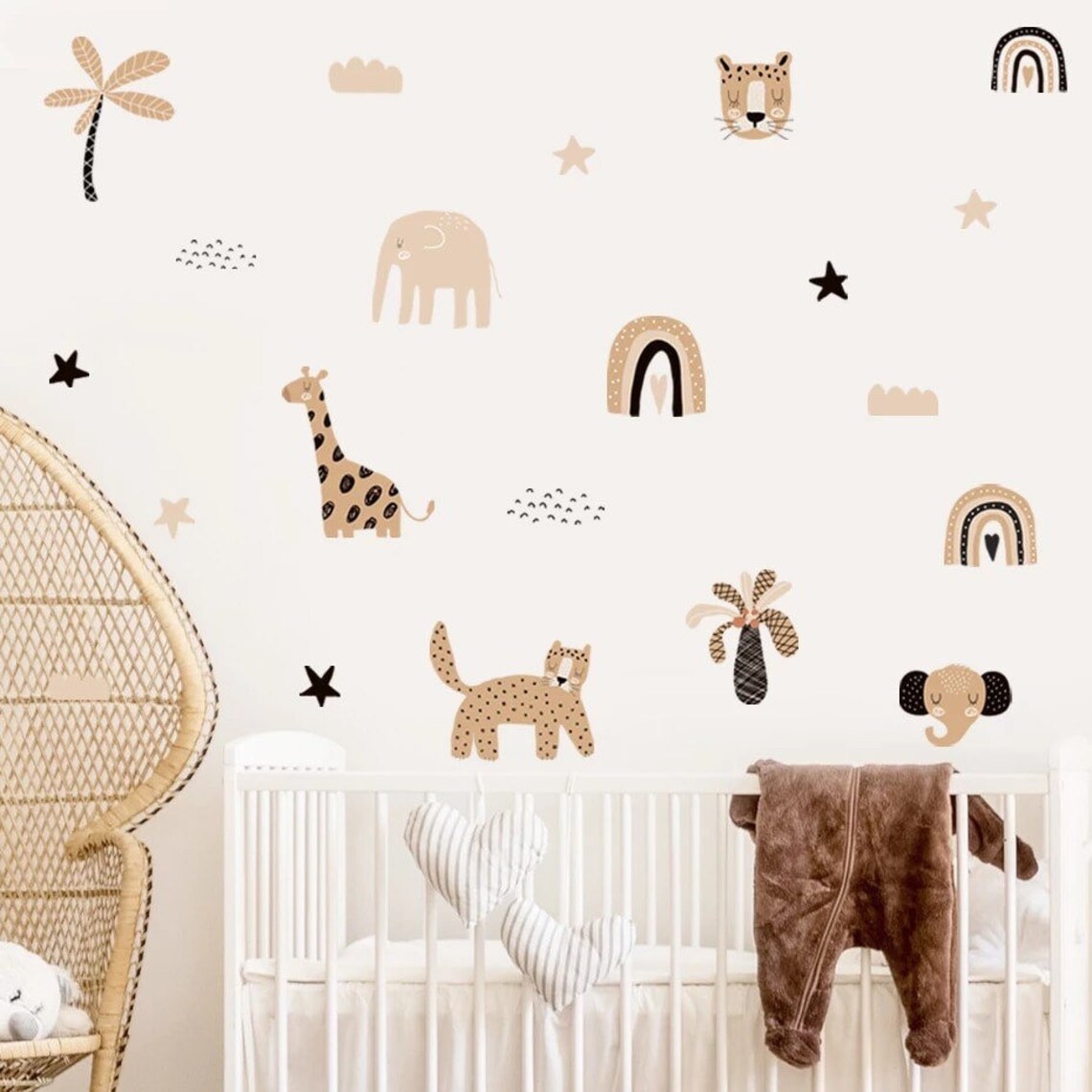 Baby Nursery Labels - Naklejki do pokoju dziecięcego w stylu