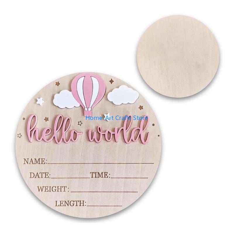 Y3NA drewniana tabliczka z imi – Baby Nursery Keepsake recenzja i cena