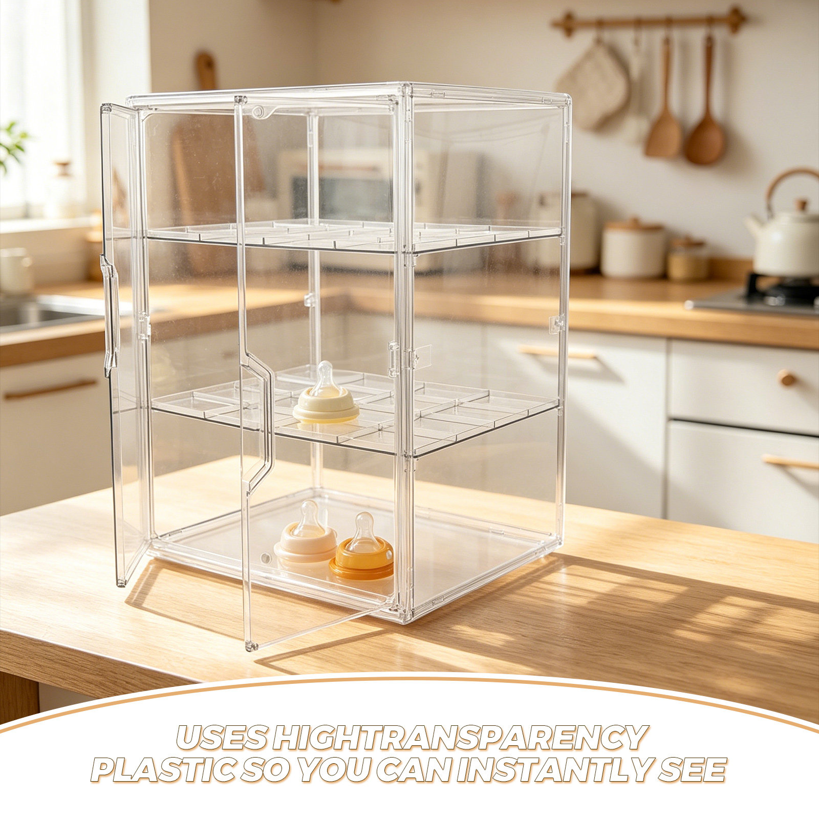 Wielopoziomowa Przezroczysta S – Baby Nursery Accessories recenzja i cena