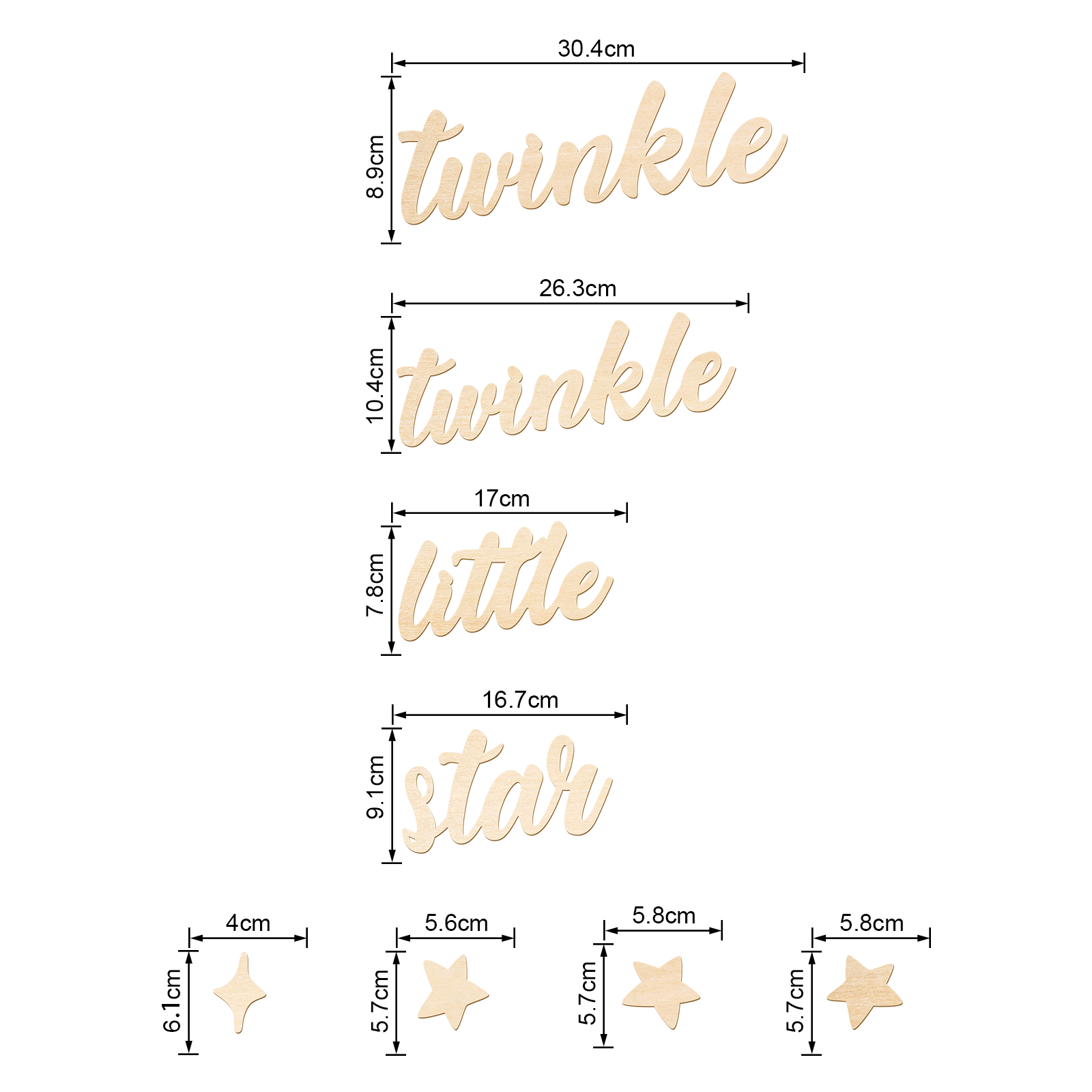 Drewniany znaczek z napisem Tw – Baby Nursery Wall Decor recenzja i cena