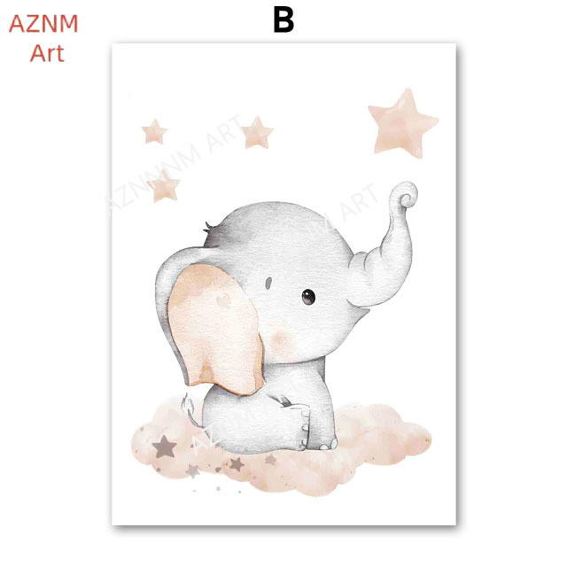 Plakaty dla dzieci z motywem s – Baby Nursery Wall Decor recenzja i cena