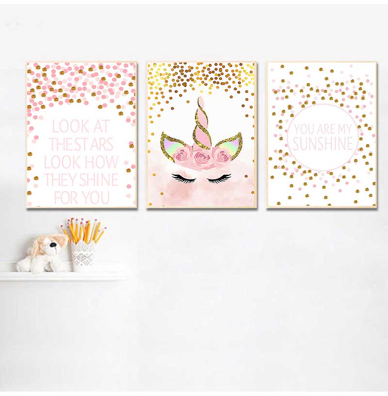 Dekoracyjny obraz do pokoju dz – Baby Nursery Quotes recenzja i cena