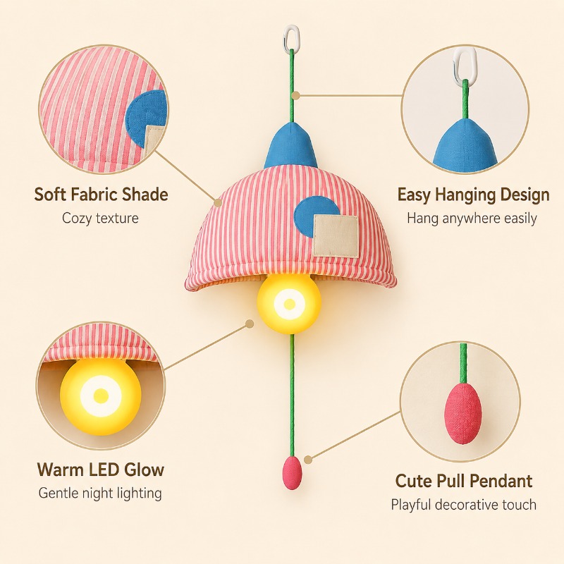 Akumulatorowa lampka nocna wis – Baby Nursery Light Shade recenzja i cena