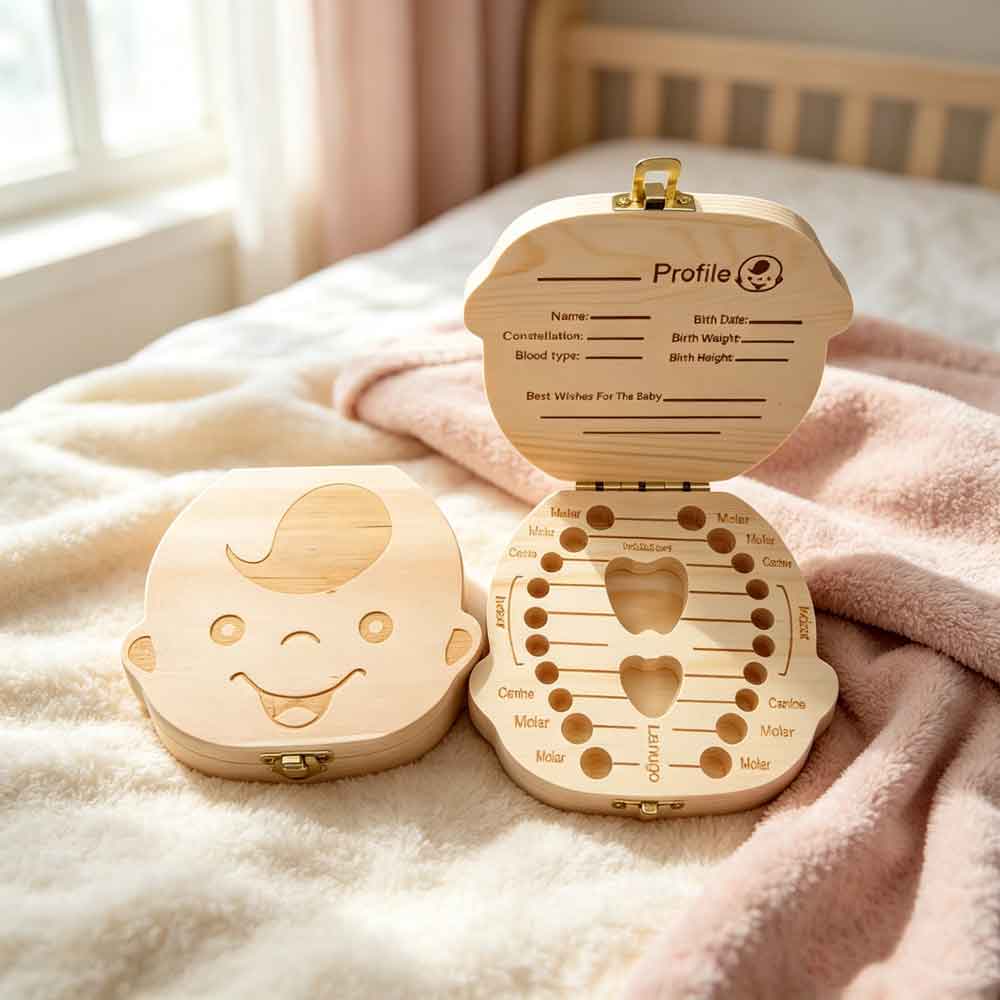 vvocciNiemiecki Drewniany Orga – Baby Keepsake Box recenzja i cena