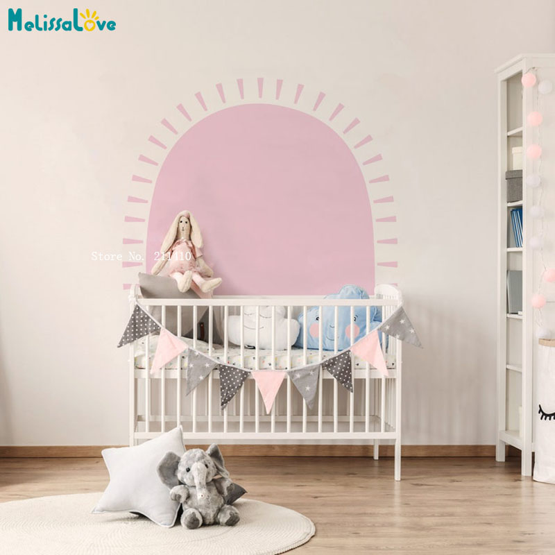 Pół słońca Boho naklejki ścien – Baby Nursery Labels recenzja i cena