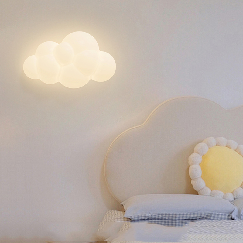 Biała chmura Kinkiety do pokoj – Baby Nursery Lamp recenzja i cena