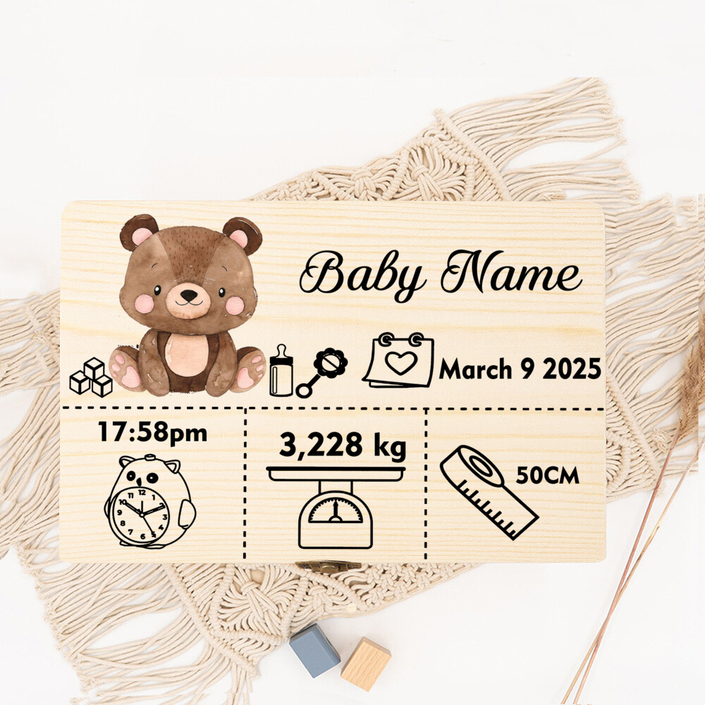 Urocze pudełko do przechowywan – Baby Keepsake Box recenzja i cena