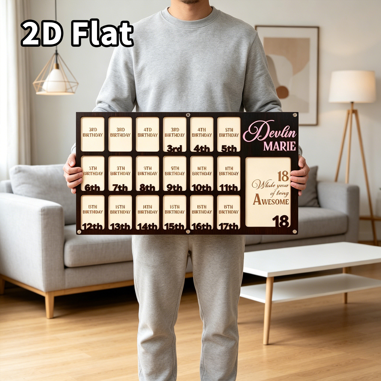 1 szt. Personalizowana drewnia – Baby Nursery Wall Decor recenzja i cena