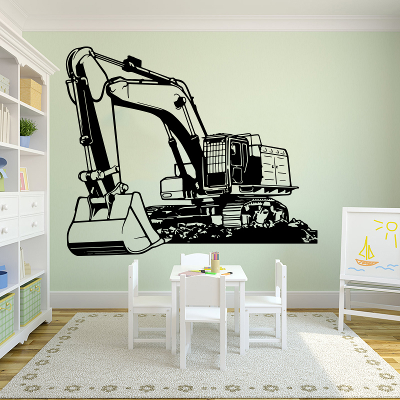 Duża ciężka maszyna Koparka Ko – Baby Nursery Labels recenzja i cena