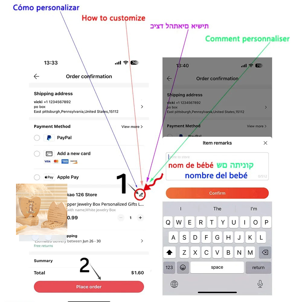 Personalizowane pudełko na ząb – Baby Keepsake Box recenzja i cena