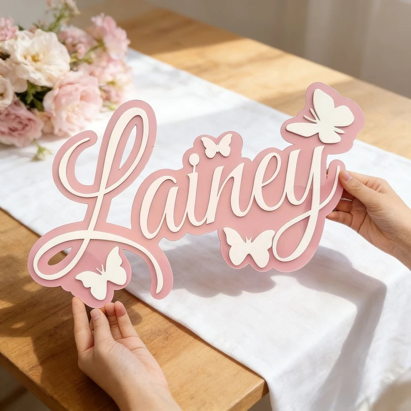 Spersonalizowana tabliczka z i – Baby Nursery Wall Decor recenzja i cena