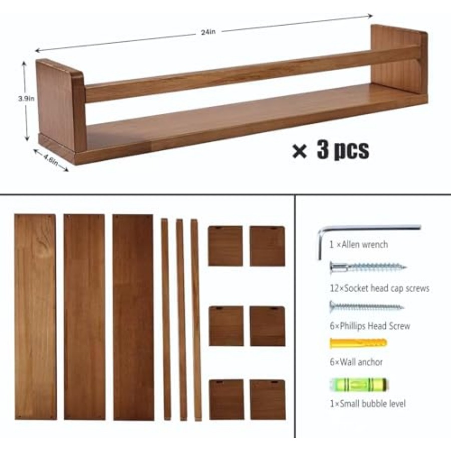 Półki do pokoju dziecięcego, w – Baby Nursery Floating Shelves recenzja i cena