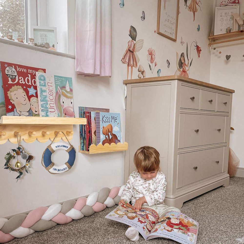 Półki do pokoju dziecięcego 3  – Baby Nursery Floating Shelves recenzja i cena