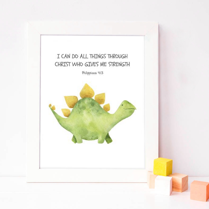 Biblia dla dzieci werset cytat – Baby Nursery Quotes recenzja i cena