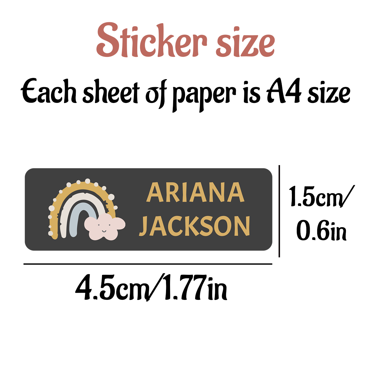 52-520 szt. Personalizowane wo – Baby Nursery Labels recenzja i cena