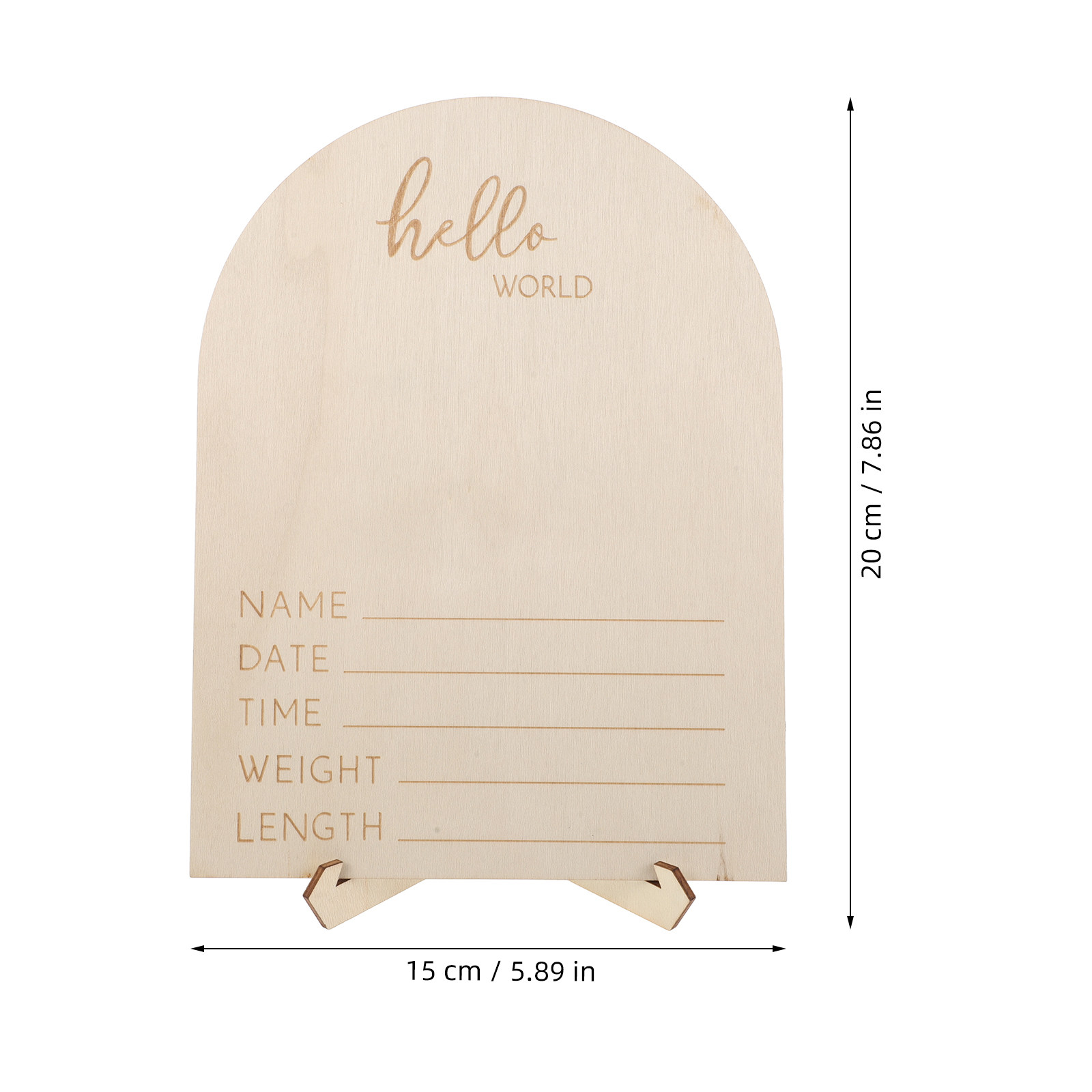 1 Zestaw Drewniana Ramka na Zd – Baby Nursery Keepsake recenzja i cena