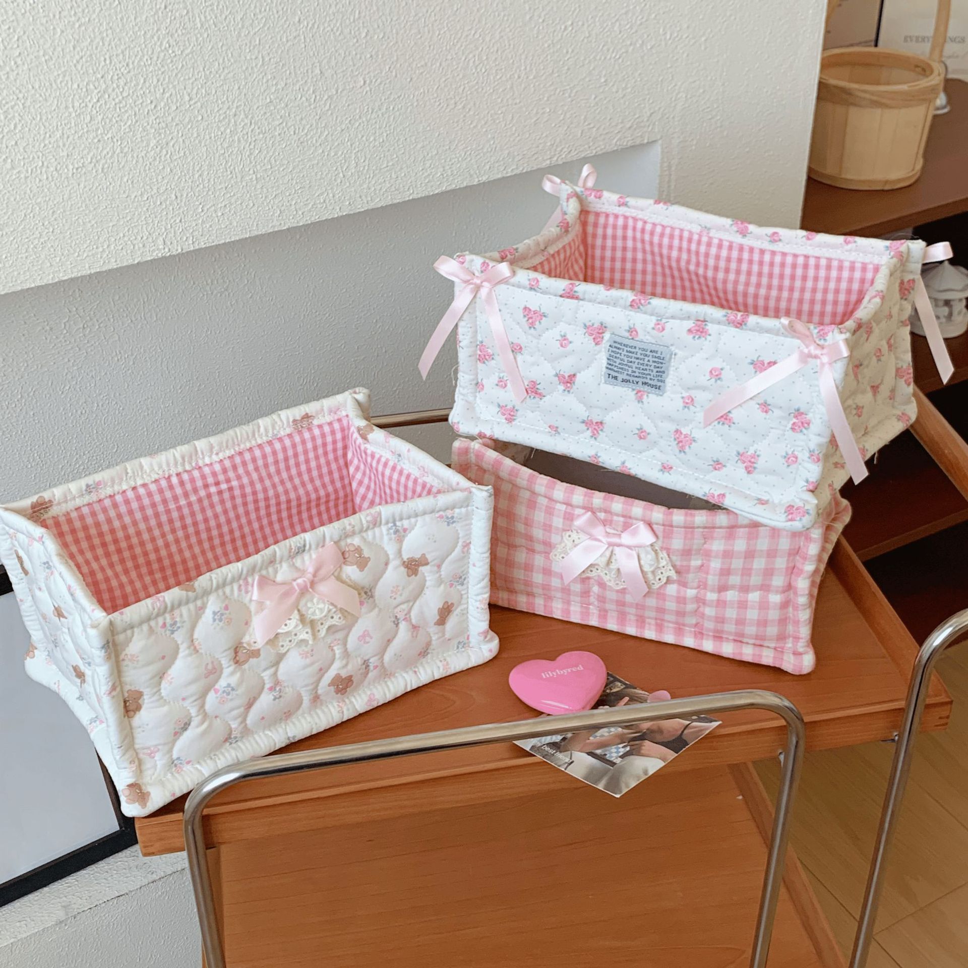 Uroczy koszyk do przechowywani – Storage Basket Fabric recenzja i cena