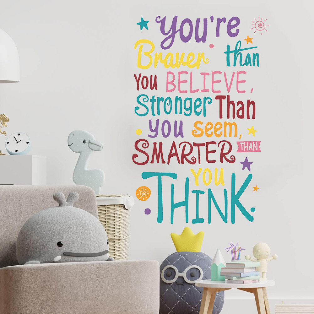 Naklejki ścienne z napisem: Je – Baby Nursery Quotes recenzja i cena