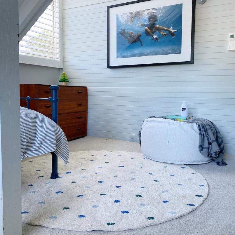Kropki puszysty dywanik do sal – Baby Nursery Carpet recenzja i cena