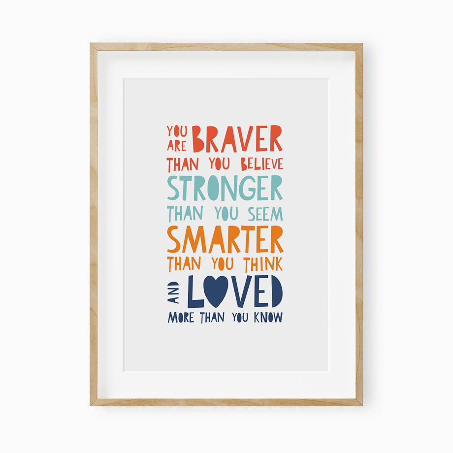 Kreskówkowe inspirujące cytaty – Baby Nursery Quotes recenzja i cena