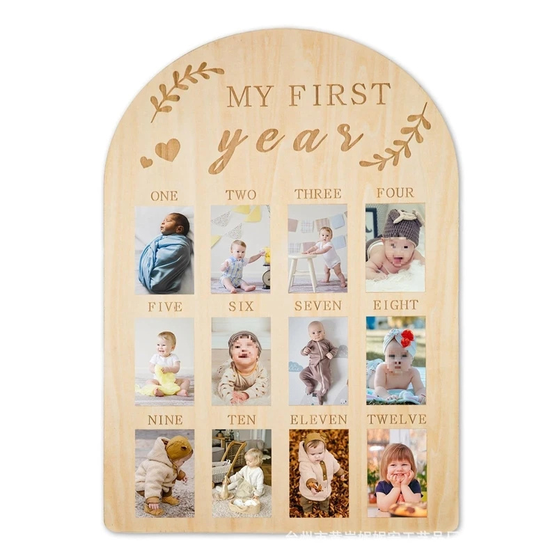 Drewniana tabliczka do zdjęć z – Baby Nursery Keepsake recenzja i cena