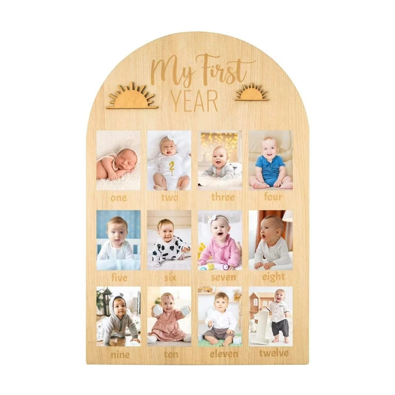 Drewniana tabliczka do zdjęć z – Baby Nursery Keepsake recenzja i cena