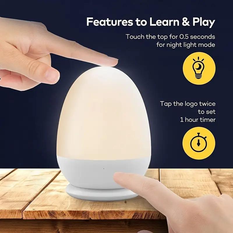 Dotykowa lampka nocna do pokoj – Baby Nursery Lamp recenzja i cena