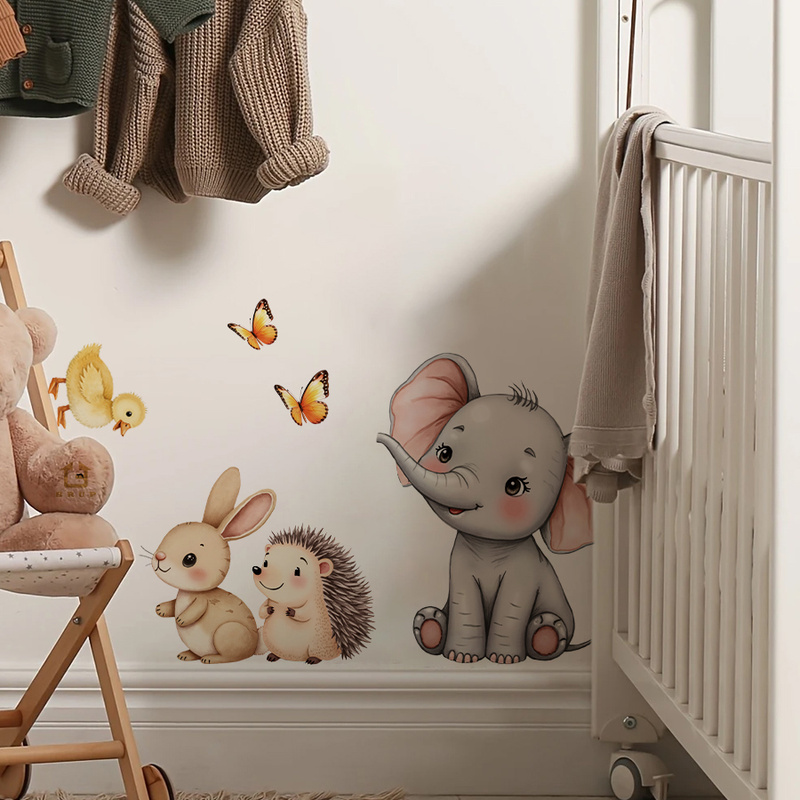 Naklejka ścienna z kreskówkowy – Baby Nursery Labels recenzja i cena