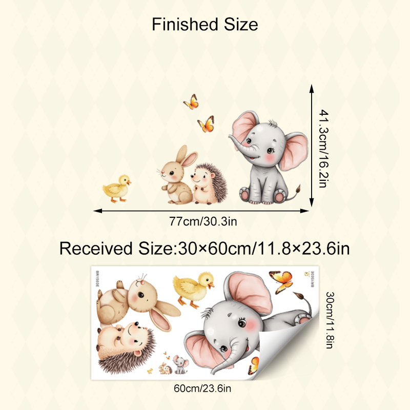 Naklejka ścienna z kreskówkowy – Baby Nursery Labels recenzja i cena