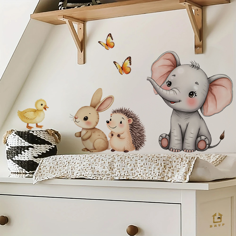 Naklejka ścienna z kreskówkowy – Baby Nursery Labels recenzja i cena