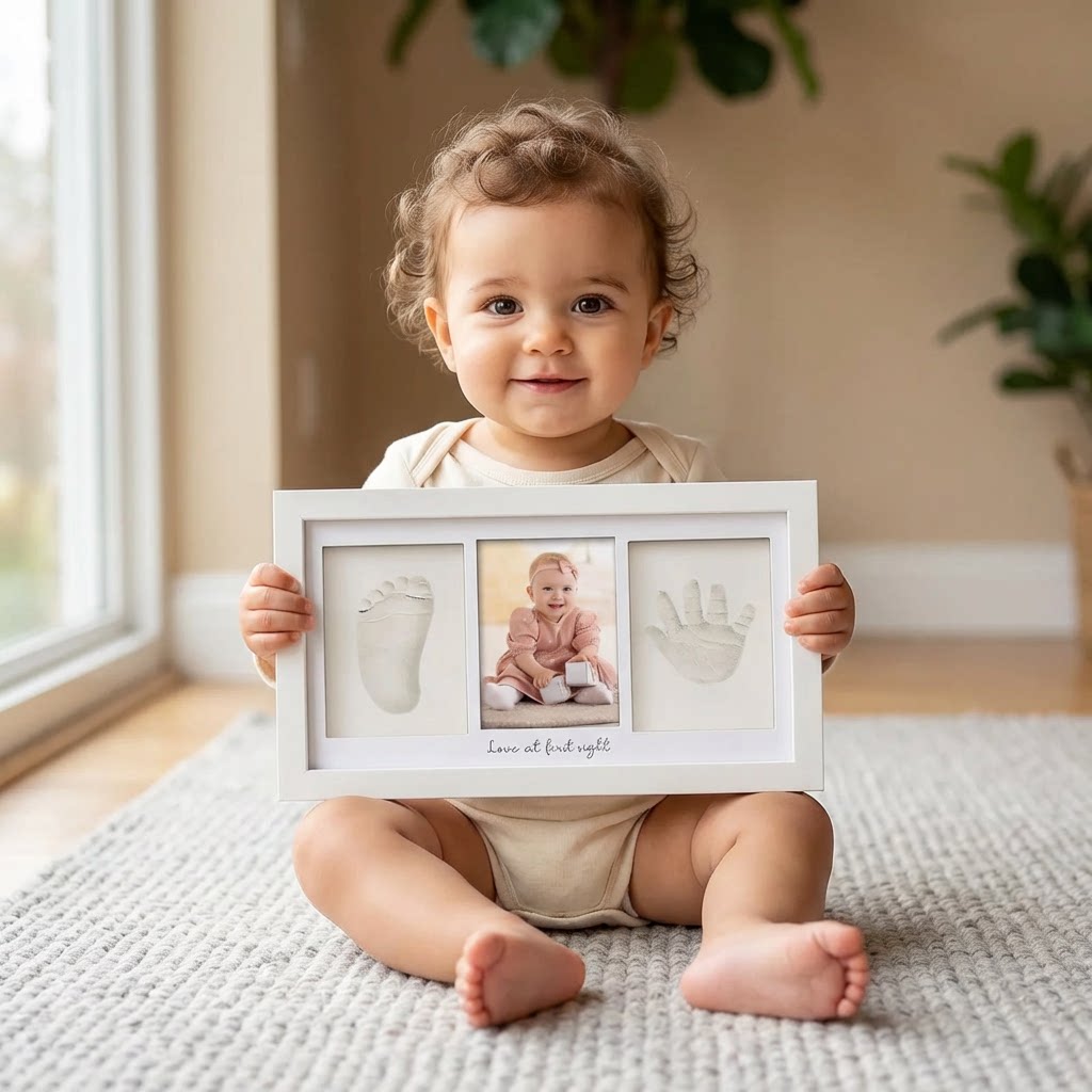 Zestaw do przechowywania odcis – Baby Nursery Keepsake recenzja i cena