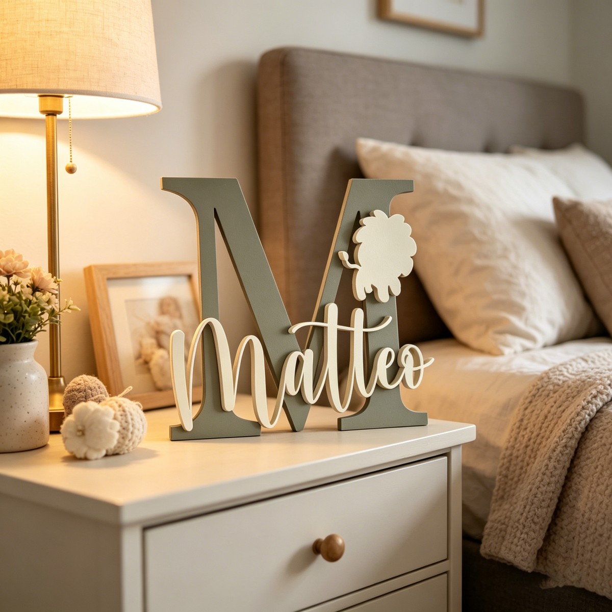 1 szt. Personalizowana drewnia – Baby Nursery Wall Decor recenzja i cena