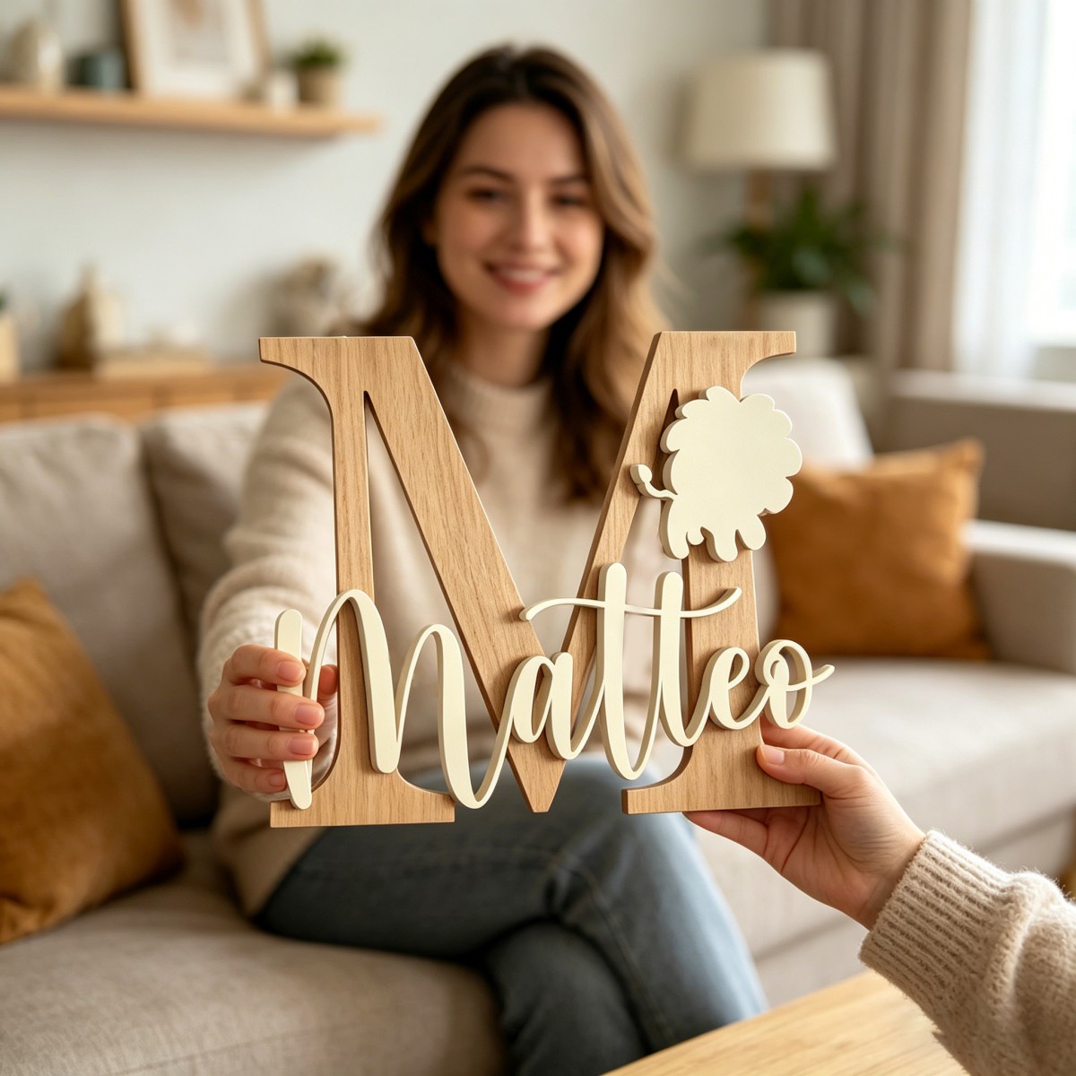 1 szt. Personalizowana drewnia – Baby Nursery Wall Decor recenzja i cena