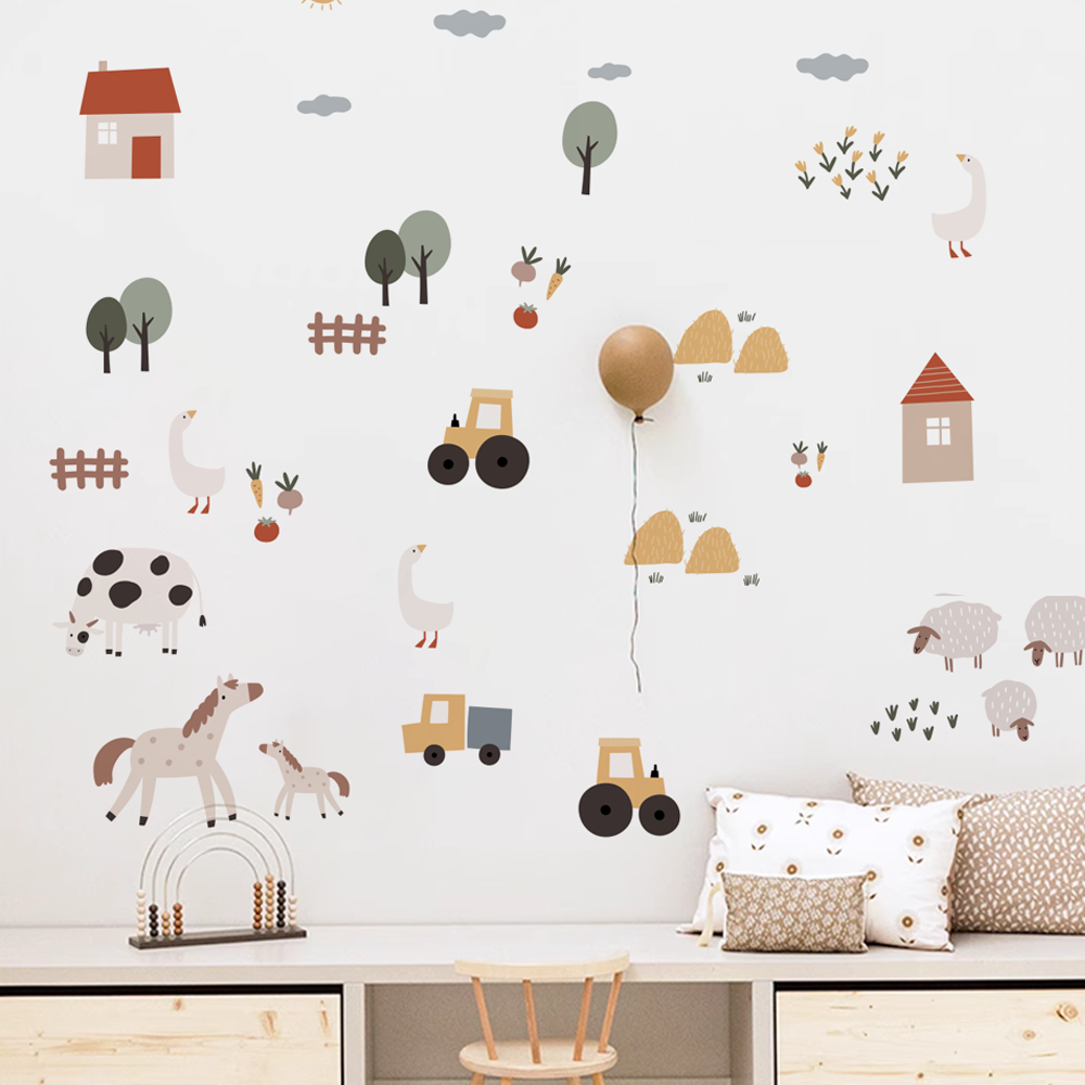 Boho Cartoon słodkie krowy zwi – Baby Nursery Labels recenzja i cena