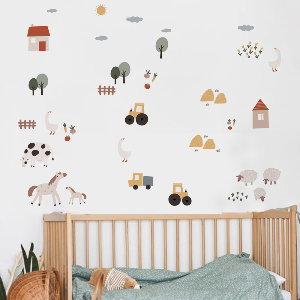 Boho Cartoon słodkie krowy zwi – Baby Nursery Labels recenzja i cena