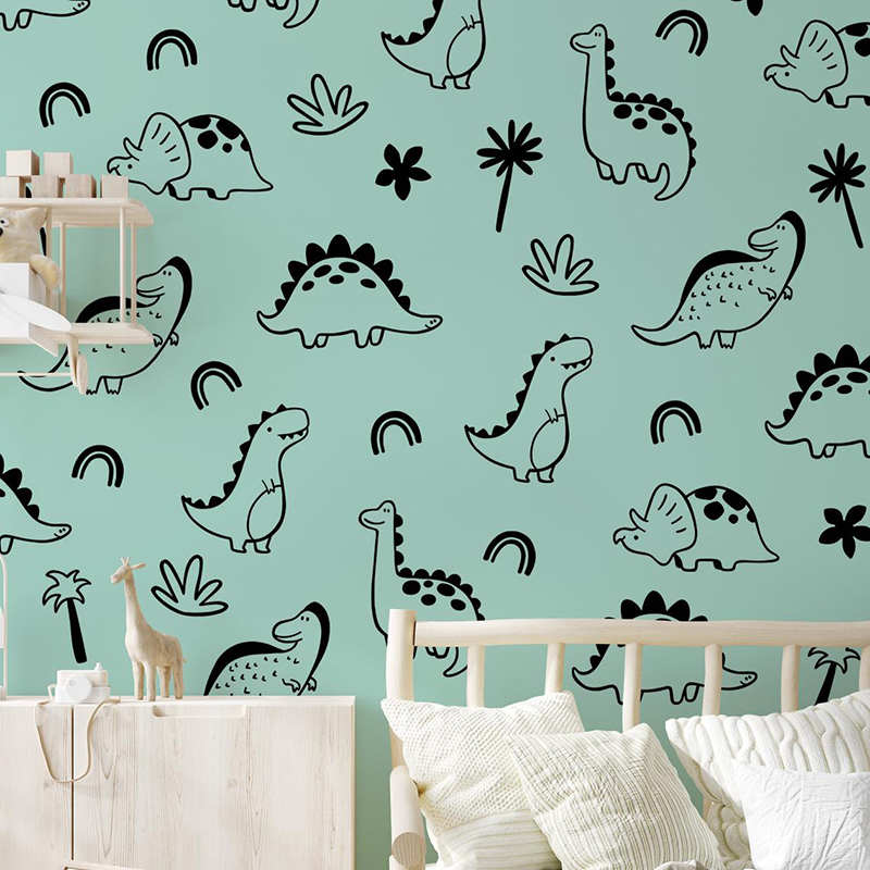 Geometryczne drzewo dinozaura  – Baby Nursery Labels recenzja i cena