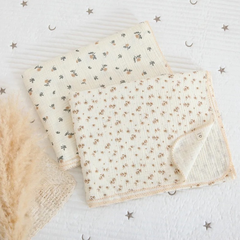 Miękki, kwiecisty kocyk muślin – Swaddle Blanket Muslin recenzja i cena