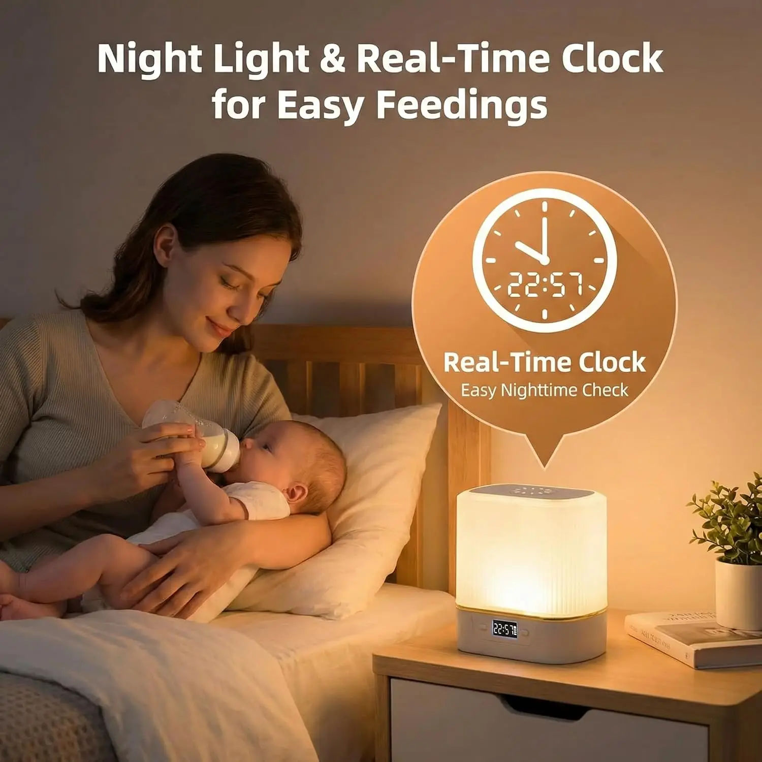 Lampka nocna LED, lampka na st – Baby Nursery Lamp recenzja i cena