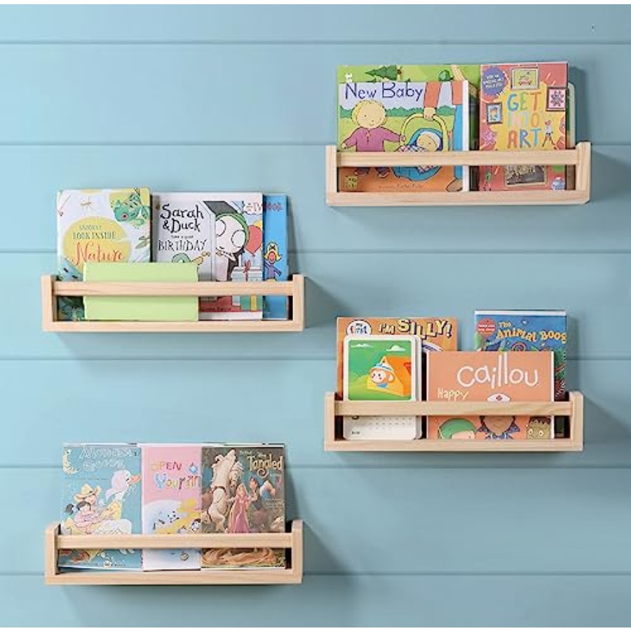 Zestaw 4 półek do pokoju dziec – Baby Nursery Floating Shelves recenzja i cena