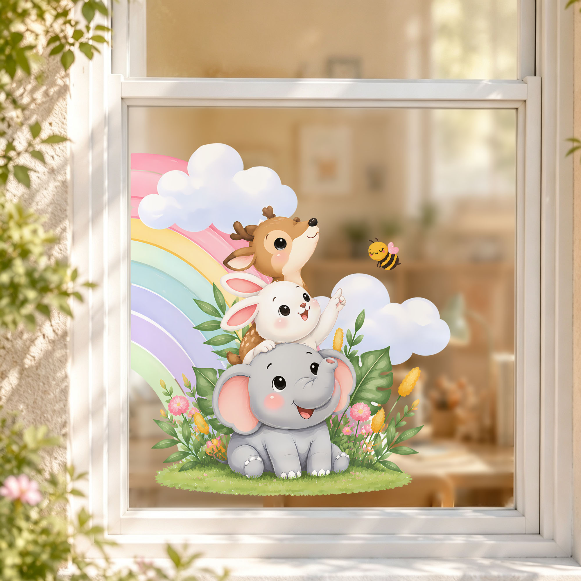 Urocza folia okienna z motywem – Baby Nursery Labels recenzja i cena